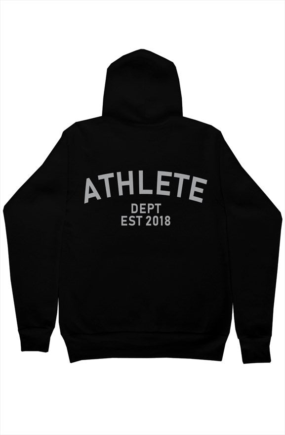 Athlete pullover hoody black